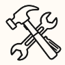 Home repairs service icon